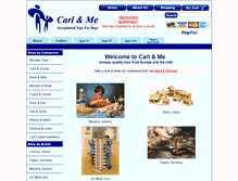 Tablet Screenshot of carlandme.com